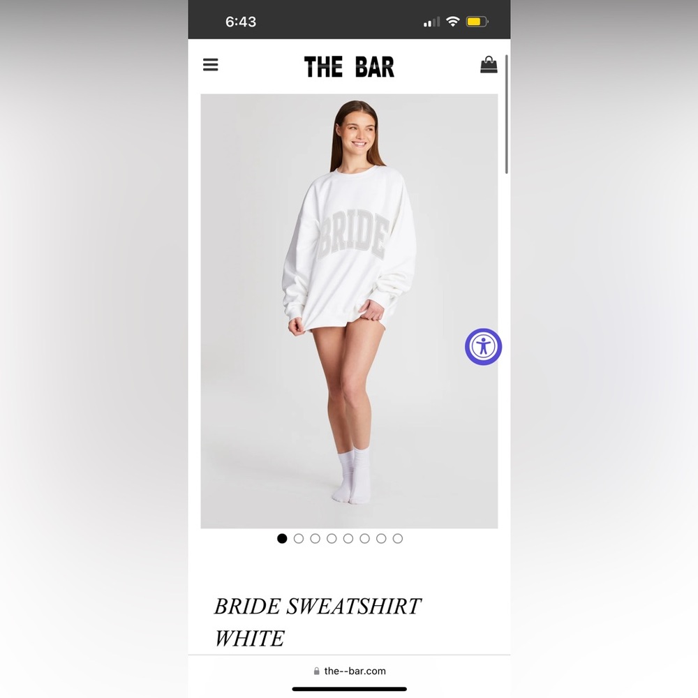 The Bar Bride Sweatshirt sz 2xl